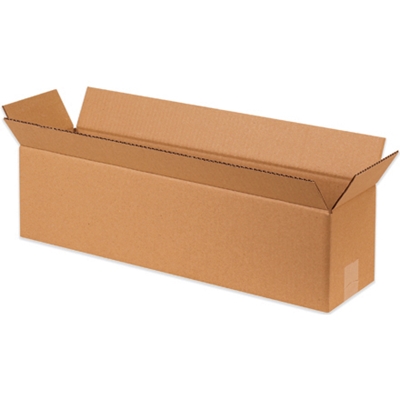 10 x 4 x 4" Long Corrugated Boxes - 25/Bundle