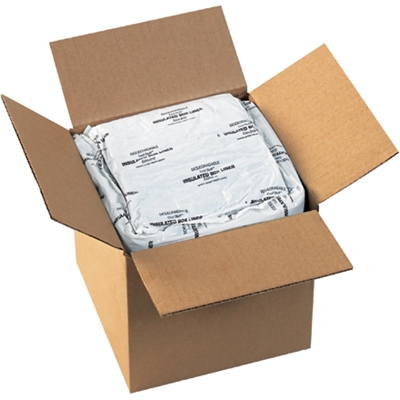 8 x 8 x 8" Deluxe Insulated Box Liners - 5/Case