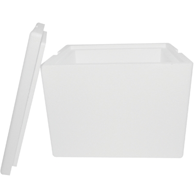 8 x 6 x 4 1/4" Insulated Foam Container - 12/Case