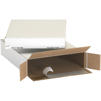 9 1/4 x 3 x 6 3/4" Self Seal Side Loading Boxes - 25/Bundle