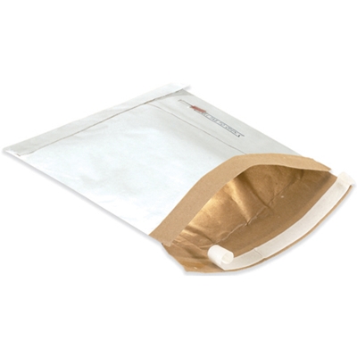 7 1/4 x 12" White #1 Self-Seal Padded Mailers - 100/Case