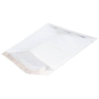 4 x 8" White #000 Self-Seal Bubble Mailers - 500/Case