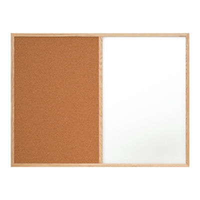 Combination Dry Erase/Cork Board 4 x 3' - 1/Each