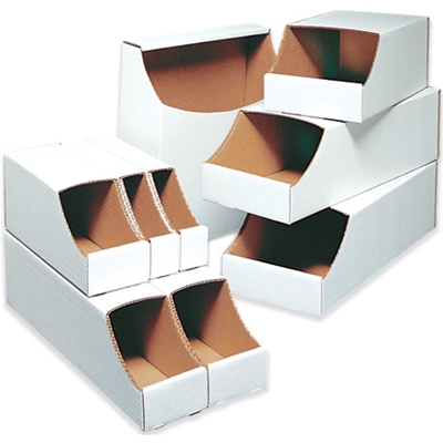 12 x 12 x 4 1/2" Stackable Bin Boxes - 50/Bundle