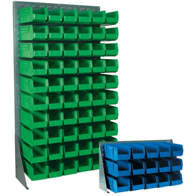 36 x 8 x 19" Bench Rack Bin Organizer - 1/Each