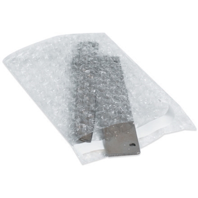 10 x 10 1/2" Self-Seal Bubble Pouches - 250/Case