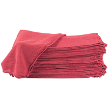 Shop Towels - Red - Size 14 x 14" 5 lbs. Per Box - 60/Case