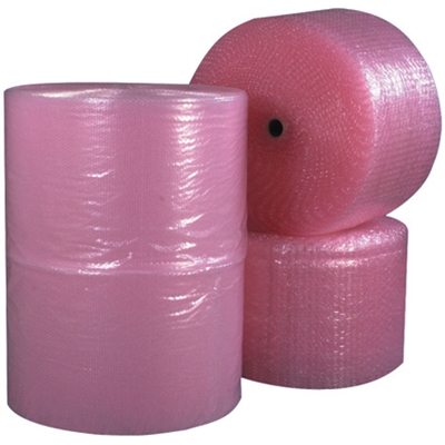 1/2" x 48" x 250' Perforated Anti-Static Air Bubble Roll - 1/Each