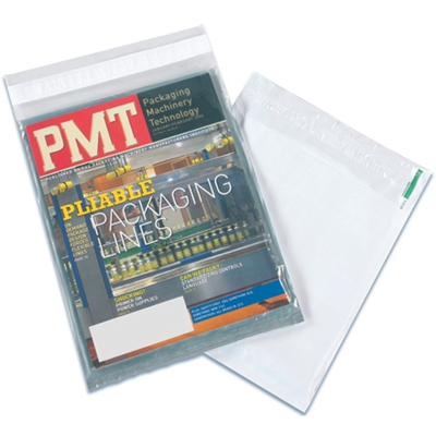 10 x 13" Clear View Poly Mailers - 500/Case