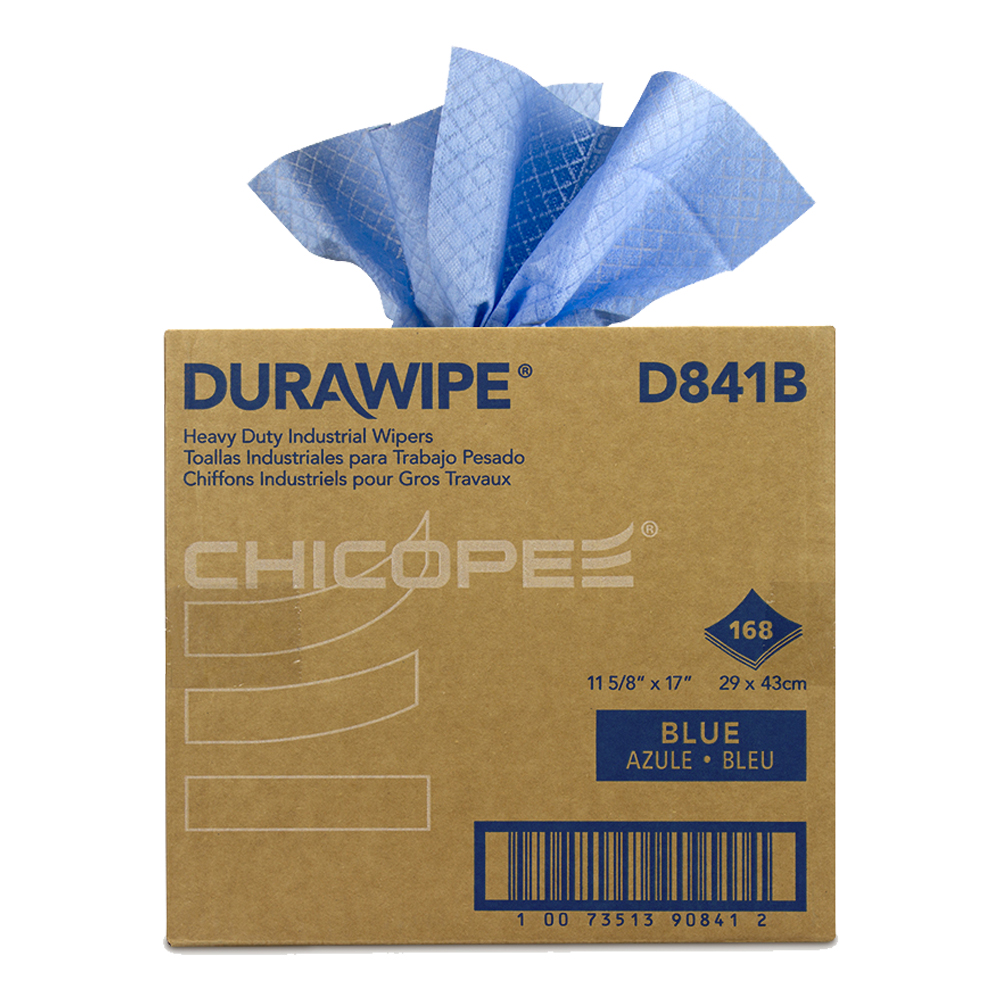 Durawipe® Heavy Duty Industrial Wiper - Blue 11.6 x 17 - 168/Case