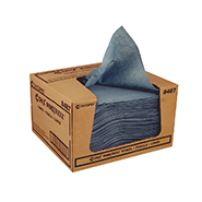 Durawipe® Shop Towels  - Blue 13.5 x 15 - 300/Case