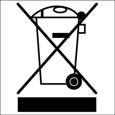 1 x 1" - WEEE Regulated Labels - 500/Roll