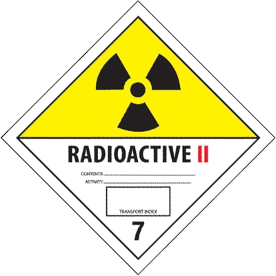 4 x 4" - "Radioactive II" Labels - 500/Roll