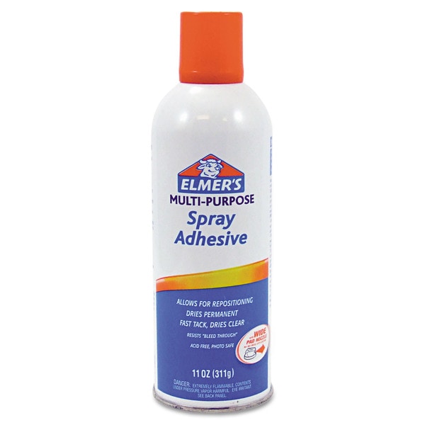 #E451 Elmer's 11 Oz Multi-Purpose Clear Spray Adhesive - 2/Case