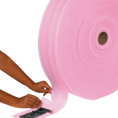 1/4" x 72" x 250' Perforated Anti-Static Air Foam Roll - 1/Each