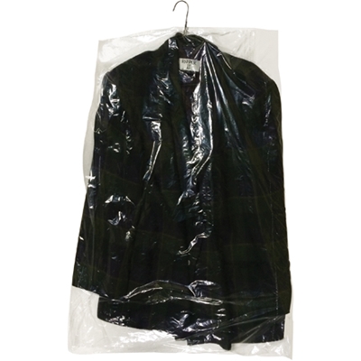 21 x 4 x 30" - 0.6 Mil Garment Bags - 650/Roll