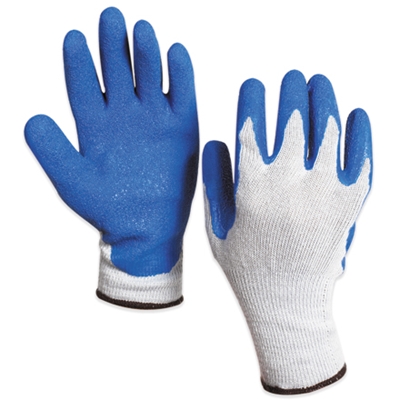 Rubber Coated Palm Gloves - Extra Large - 12/Pairs  case