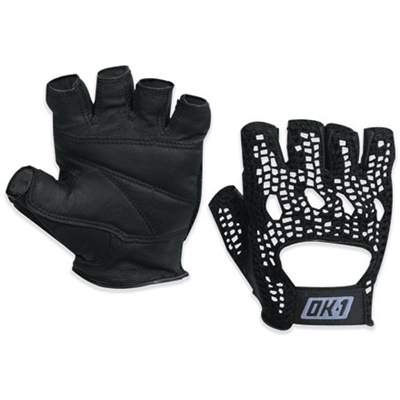 Mesh Backed Lifting Gloves - Black - Medium - 2/Pairs  case