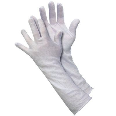 Cotton  Inspection Gloves - 2.5 oz. Extended Cuff