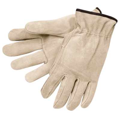 Deluxe Cowhide Leather Drivers Gloves - Medium - 3/Pairs  case