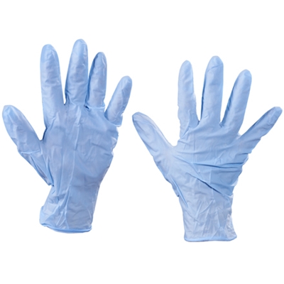 Nitrile Gloves - Powdered - Medium - 100/Case