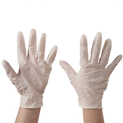 Latex Industrial Gloves - Medium - 100/Case