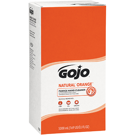 GOJO® NATURAL ORANGE Pumice Citrus Scent, 5000mL - 2/x 2000mlCASE