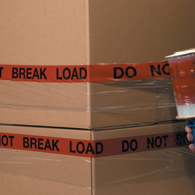 5" x 80 Gauge x 500' "DO NOT BREAK LOAD" Goodwrappers® Identi-Wrap - 6/Case