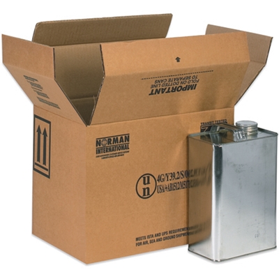 6 3/4 x 4 5/16 x 10 3/8" 1 - 1 Gallon F-Style Boxes - 20/Bundle