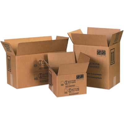 8 1/2 x 8 1/2 x 9 5/16" 1 - 1 Gallon Paint Can Boxes - 25/Bundle