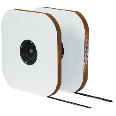 1/2" Black Hook Tape Logic® Individual Tape Dots - 1440/Case