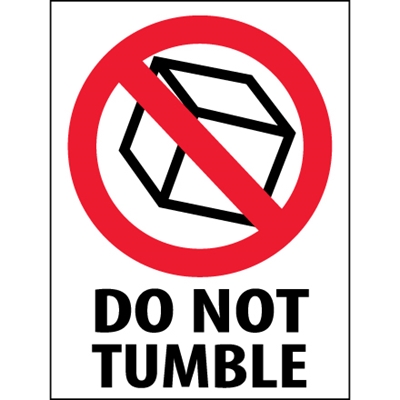 3 x 4" - "Do Not Tumble" Labels - 500/Roll