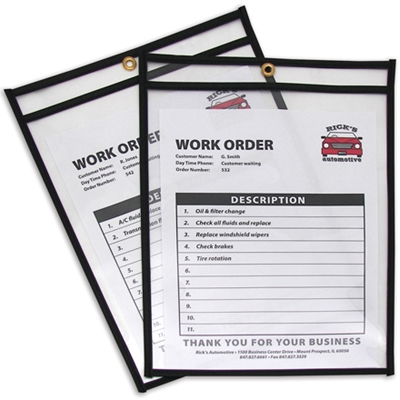 9 x 12" Job Ticket Holders - 25/Case