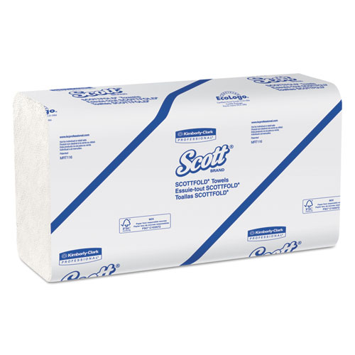 Scott 01980 SCOTTFOLD Paper Towels, 9 2/5 x 12 2/5  - 4375/Case