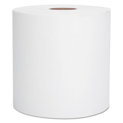 8" x 400' Scott® White Hard Wound Roll Towels - 12/Case