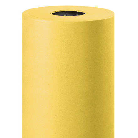 36" - 35 lb. Yellow Kraft Paper Rolls - 1/Roll