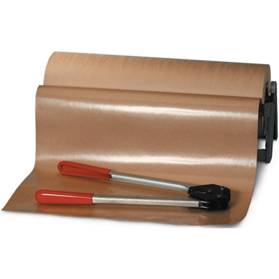 12" Poly Coated Kraft Paper Rolls - 1/Roll