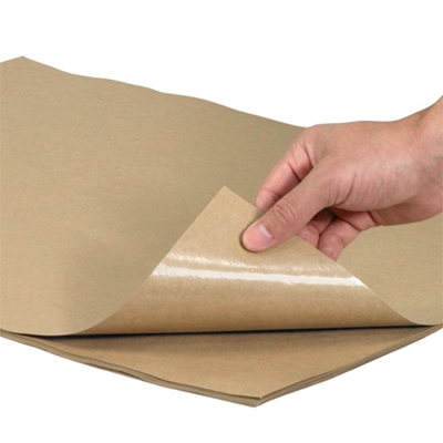 18 x 24" - 50 lb. Poly Coated Kraft Paper Sheets - 830/Case