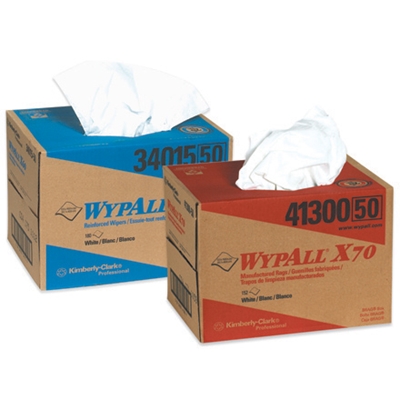 Kimberly Clark® WypALL® X70 12.5 x 16.8" Industrial Pro Wipers Dispenser Box - 152/Case