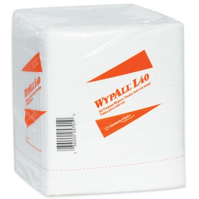 Kimberly Clark® WypALL® L-40 1/4 Fold All Purpose Wipers Bulk Pack - 1008/Case