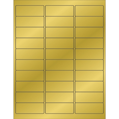 Foil Rectangle Laser Labels