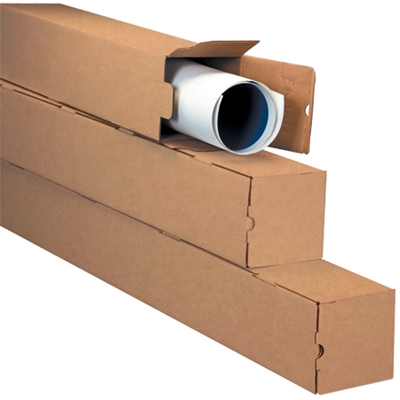 Square Mailing Tubes - Kraft