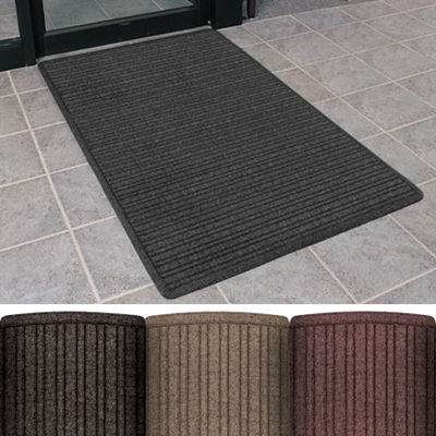 3 x 5' Brown Deluxe Entry Mat - 1/Each