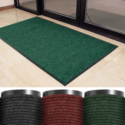 2 x 3' Red Deluxe Vinyl Carpet Mat - 1/Each