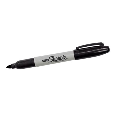 Black Super Sharpie® Markers - 12/Case