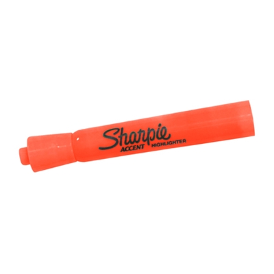 Fluorescent Orange Sharpie Accent® Highlighters - 12/Case