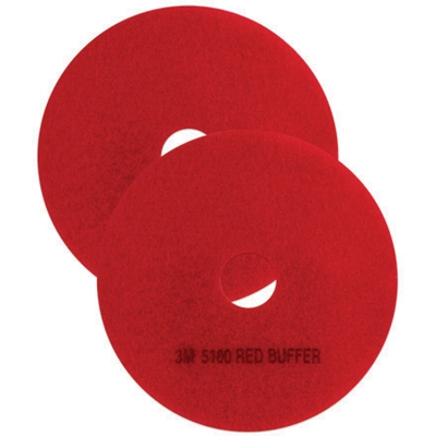 3M - 5100 Red Buffer Pad - 5/Case