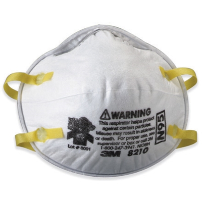 3M - 8210 Dust Respirator - 160/Case