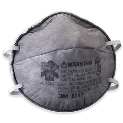 3M - 8247 Odor Respirator - 120/Case