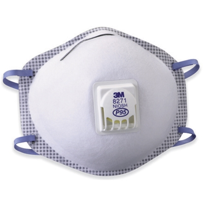 3M - 8271 Oil-Proof Respirator with Valve - 80/Case